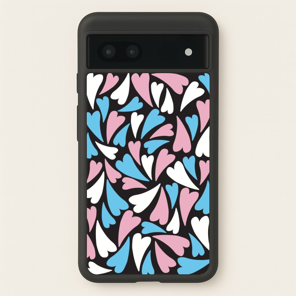 Transgender Hearts - Pride - Pride Phone Case for Google Pixel 7a