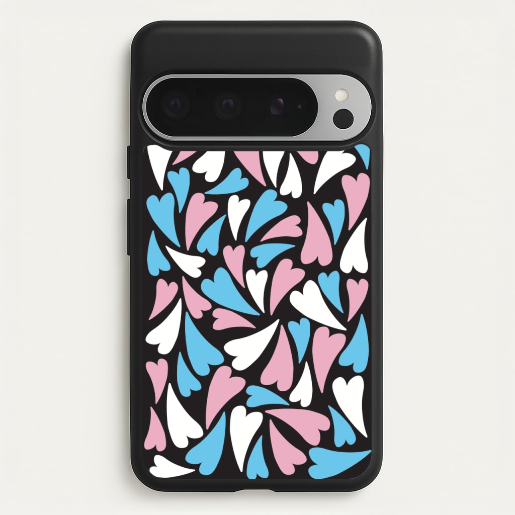 Transgender Hearts - Pride - Pride Phone Case for Google Pixel 9 Pro XL