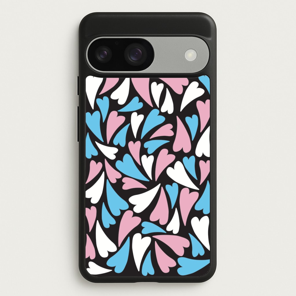 Transgender Hearts - Pride - Pride Phone Case for Google Pixel 9 / 9 Pro
