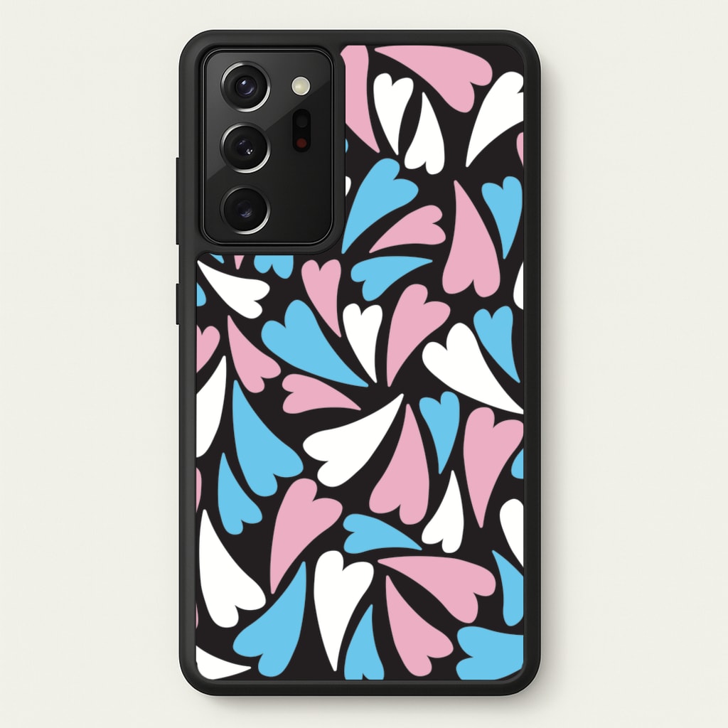 Transgender Hearts - Pride - Pride Phone Case for Galaxy Note 20 Ultra