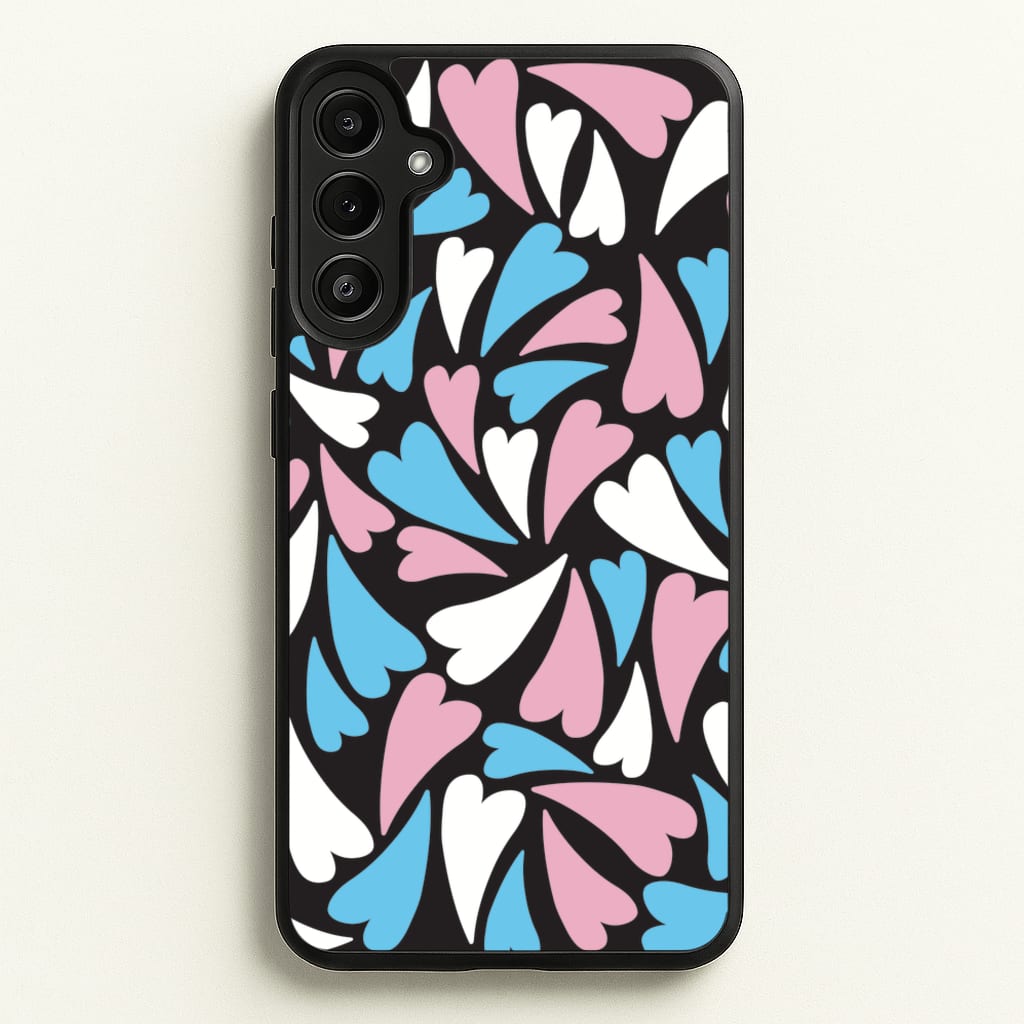 Transgender Hearts - Pride - Pride Phone Case for Galaxy A34