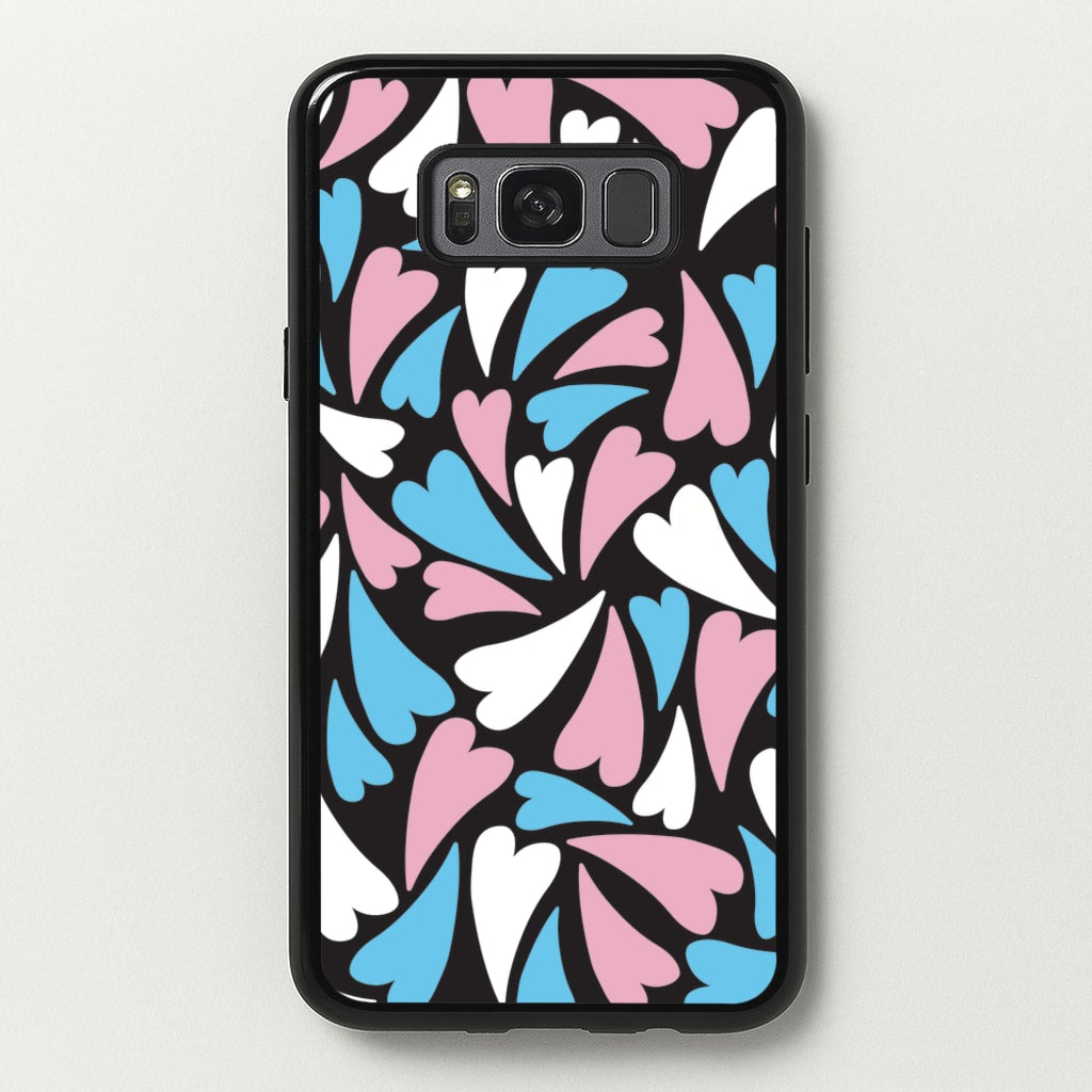 Transgender Hearts - Pride - Pride Phone Case for Galaxy S8 Plus