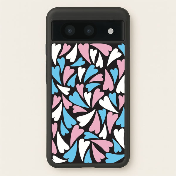 Transgender Hearts - Pride - Pride Phone Case for Google Pixel 8a