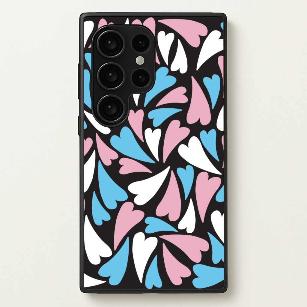 Transgender Hearts - Pride - Pride Phone Case for Galaxy S24 Ultra