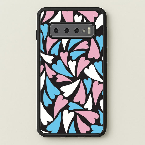 Transgender Hearts - Pride - Pride Phone Case for Galaxy S10 Plus
