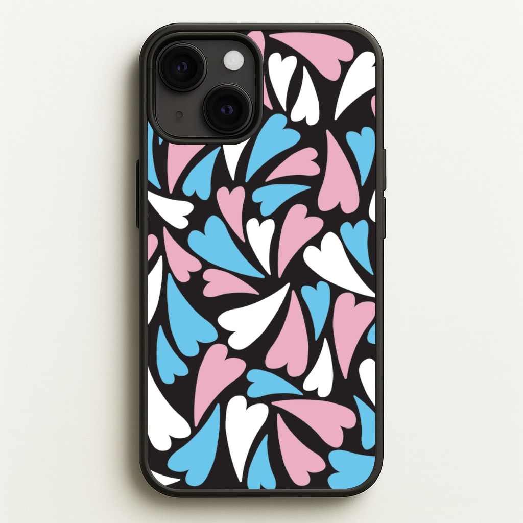 Transgender Hearts - Pride - Pride Phone Case for iPhone 13 Mini