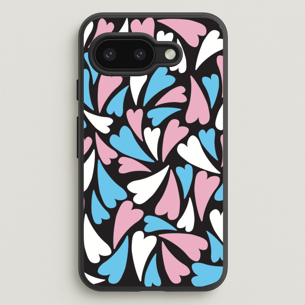 Transgender Hearts - Pride - Pride Phone Case for Google Pixel 9a