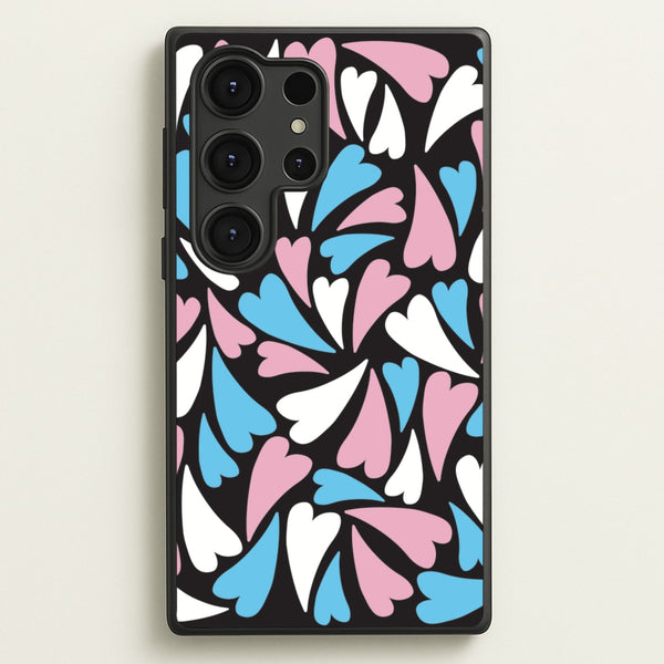 Transgender Hearts - Pride - Pride Phone Case for Galaxy S25 Ultra