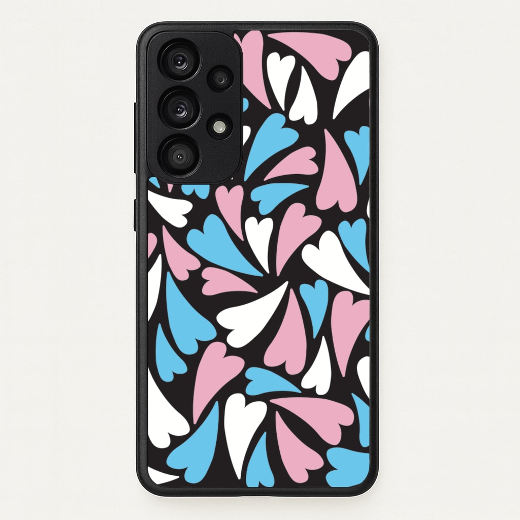Transgender Hearts - Pride - Pride Phone Case for Galaxy A53