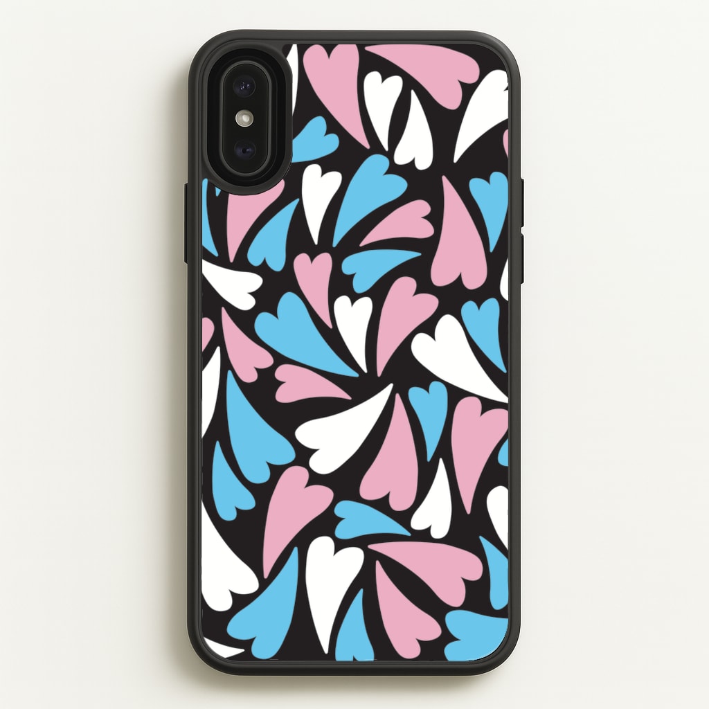 Transgender Hearts - Pride - Pride Phone Case for iPhone XS Max