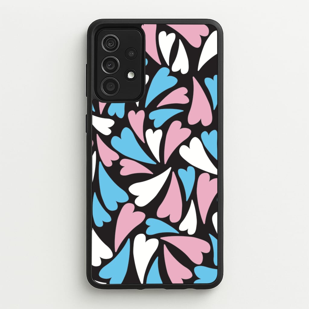 Transgender Hearts - Pride - Pride Phone Case for Galaxy A52 / A52s