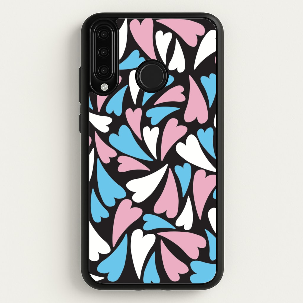 Transgender Hearts - Pride - Pride Phone Case for Huawei P30 Lite