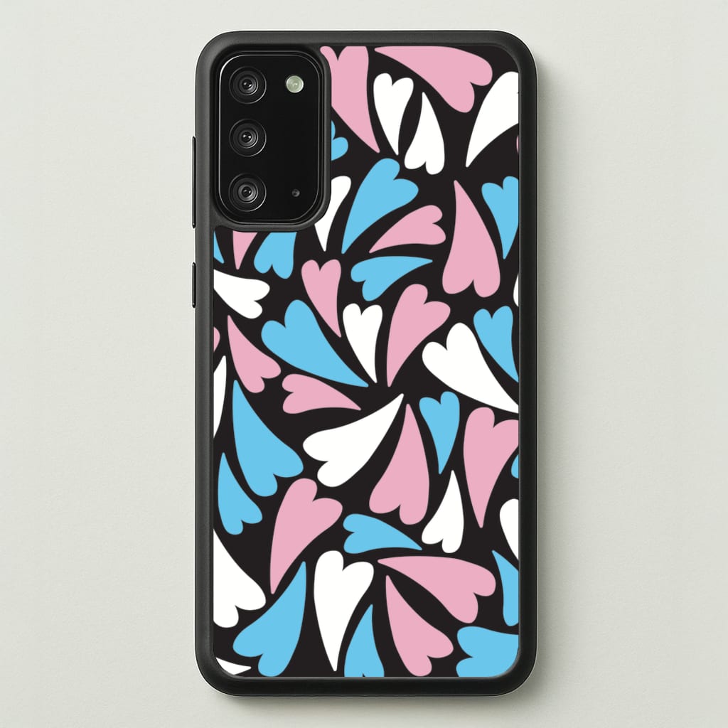 Transgender Hearts - Pride - Pride Phone Case for Galaxy Note 20