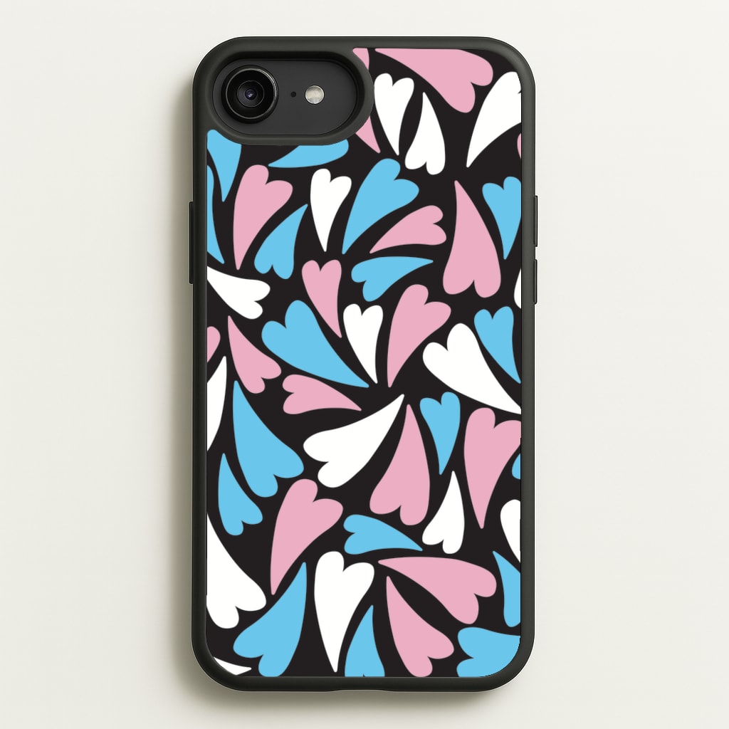 Transgender Hearts - Pride - Pride Phone Case for iPhone 6 Plus / 7 Plus / 8 Plus