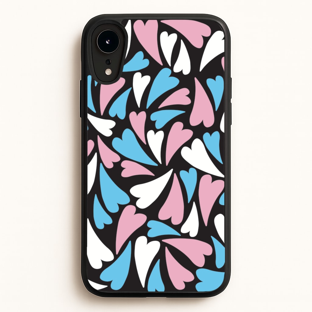 Transgender Hearts - Pride - Pride Phone Case for iPhone XR