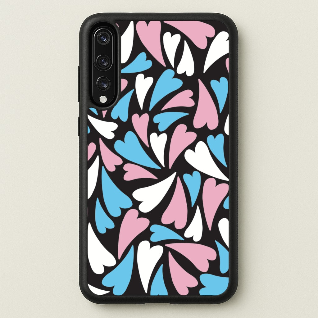 Transgender Hearts - Pride - Pride Phone Case for Huawei P20 Pro