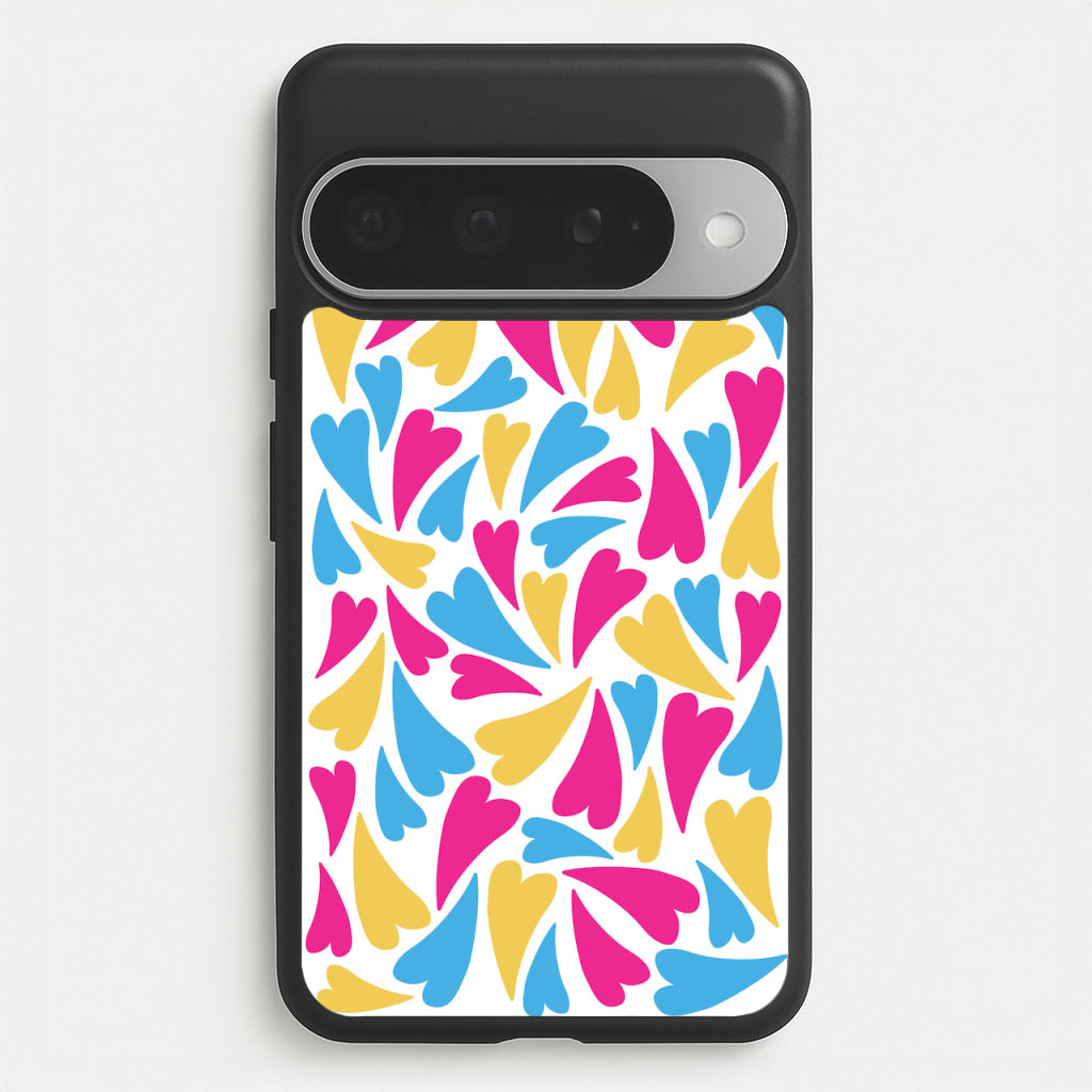 Pansexual Hearts - Pride Phone Case for Google Pixel 10 Pro XL