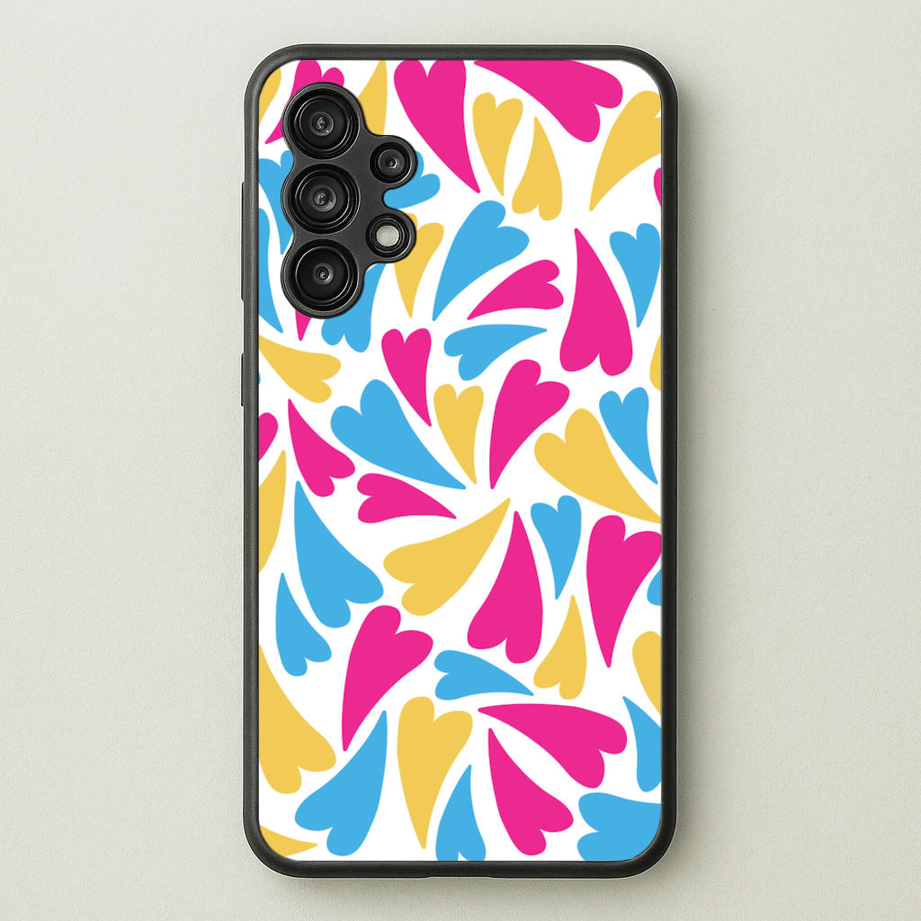 Pansexual Hearts - Pride - Pride Phone Case for Galaxy A13