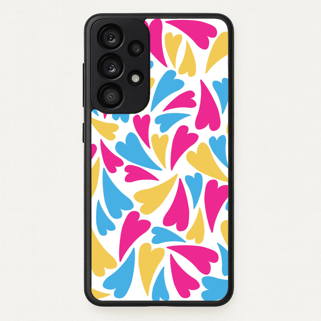 Pansexual Hearts - Pride - Pride Phone Case for Galaxy A33