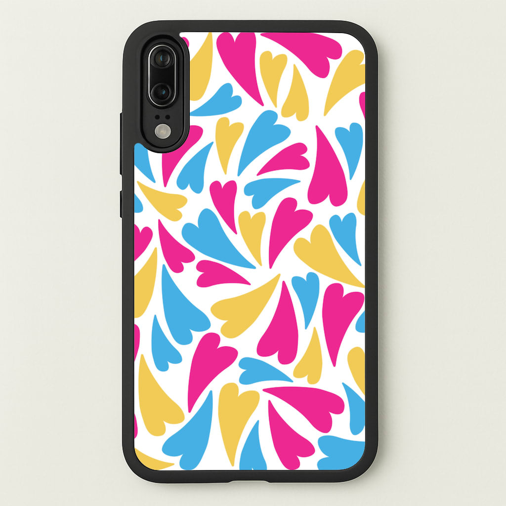 Pansexual Hearts - Pride - Pride Phone Case for Huawei P20