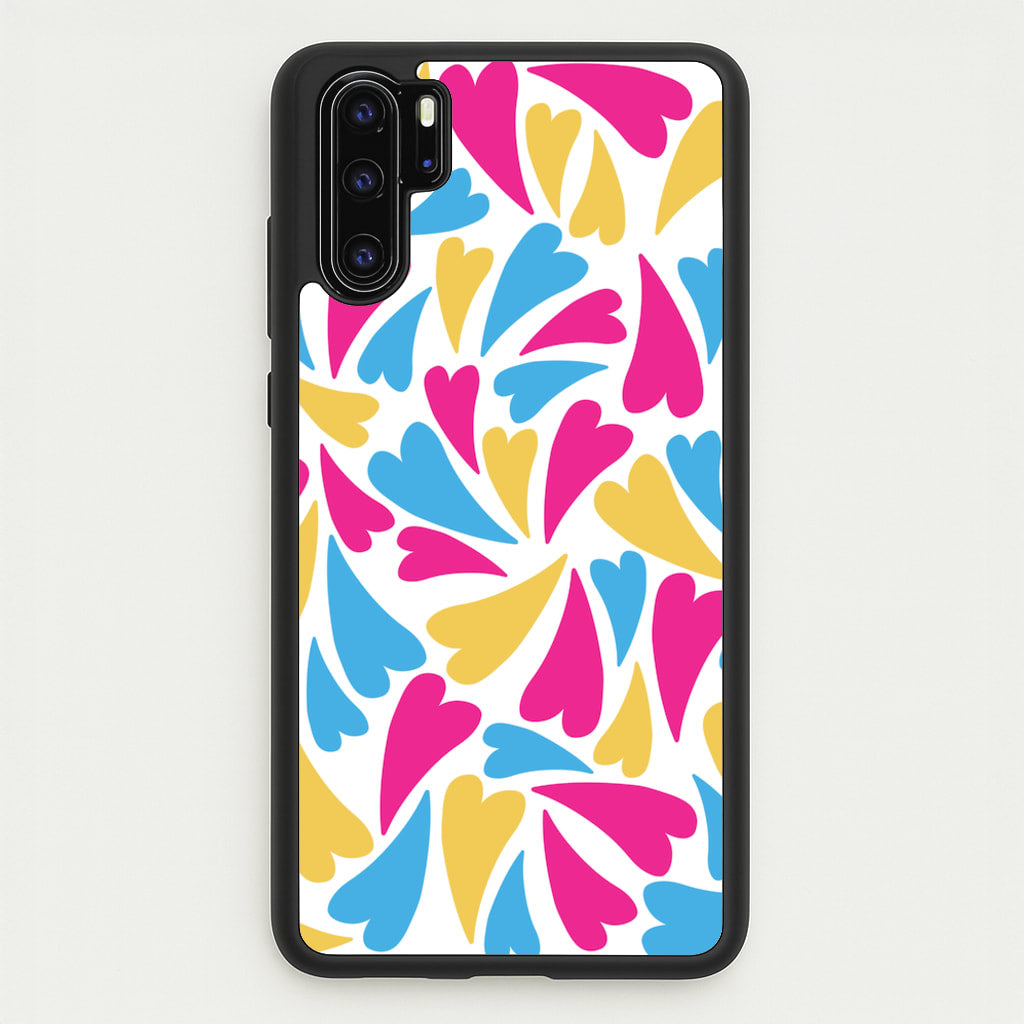 Pansexual Hearts - Pride - Pride Phone Case for Huawei P30 Pro