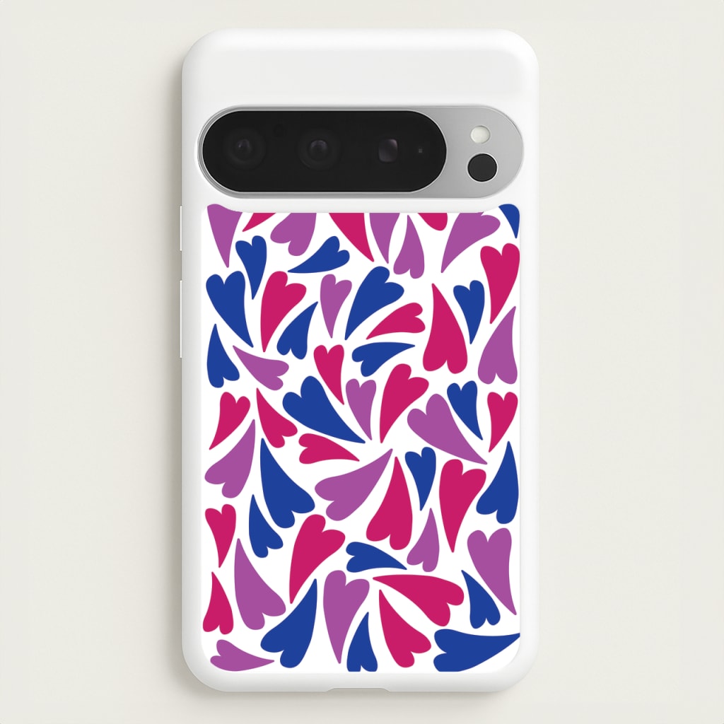 Bisexual Hearts - Pride - Pride Phone Case for Google Pixel 9 Pro XL