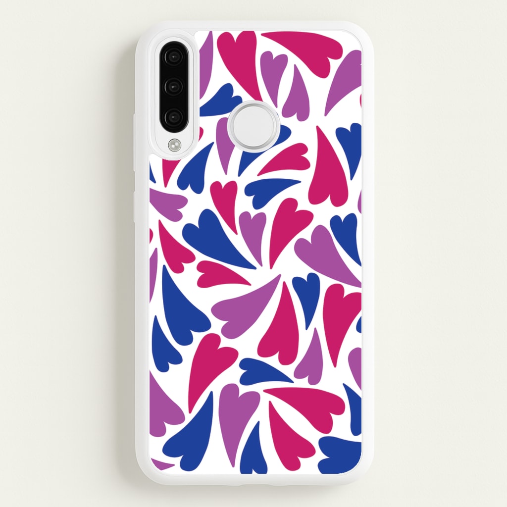 Bisexual Hearts - Pride - Pride Phone Case for Huawei P30 Lite