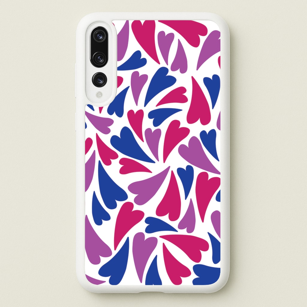 Bisexual Hearts - Pride - Pride Phone Case for Huawei P20 Pro