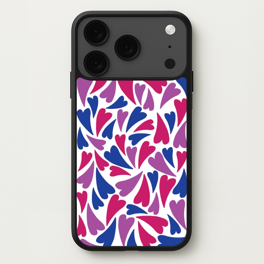 Bisexual Hearts - Pride Phone Case for iPhone 17 Pro Max