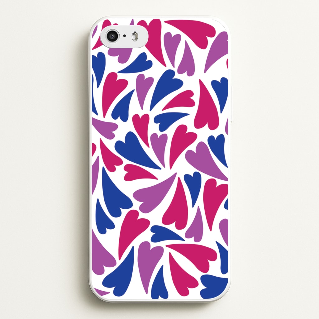 Bisexual Hearts - Pride - Pride Phone Case for iPhone 5 / 5s / SE 2016