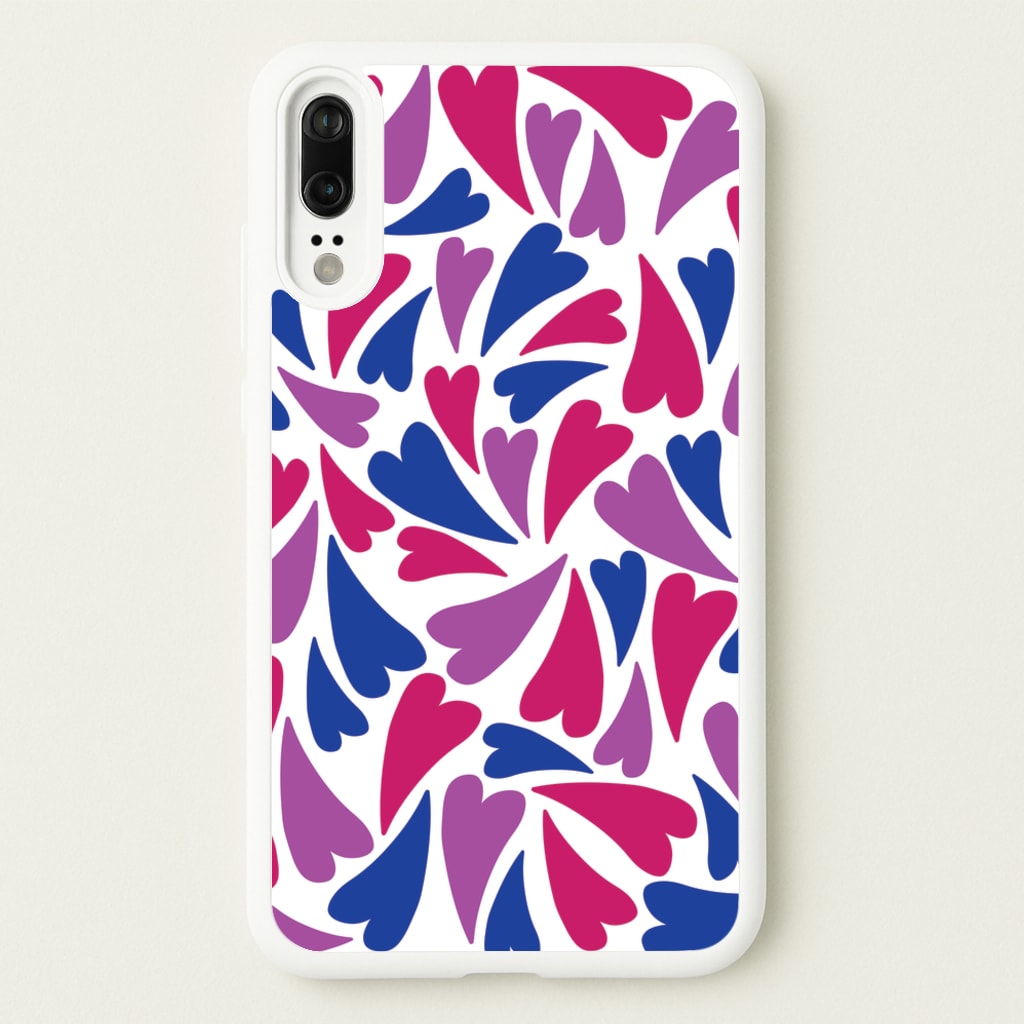 Bisexual Hearts - Pride - Pride Phone Case for Huawei P20