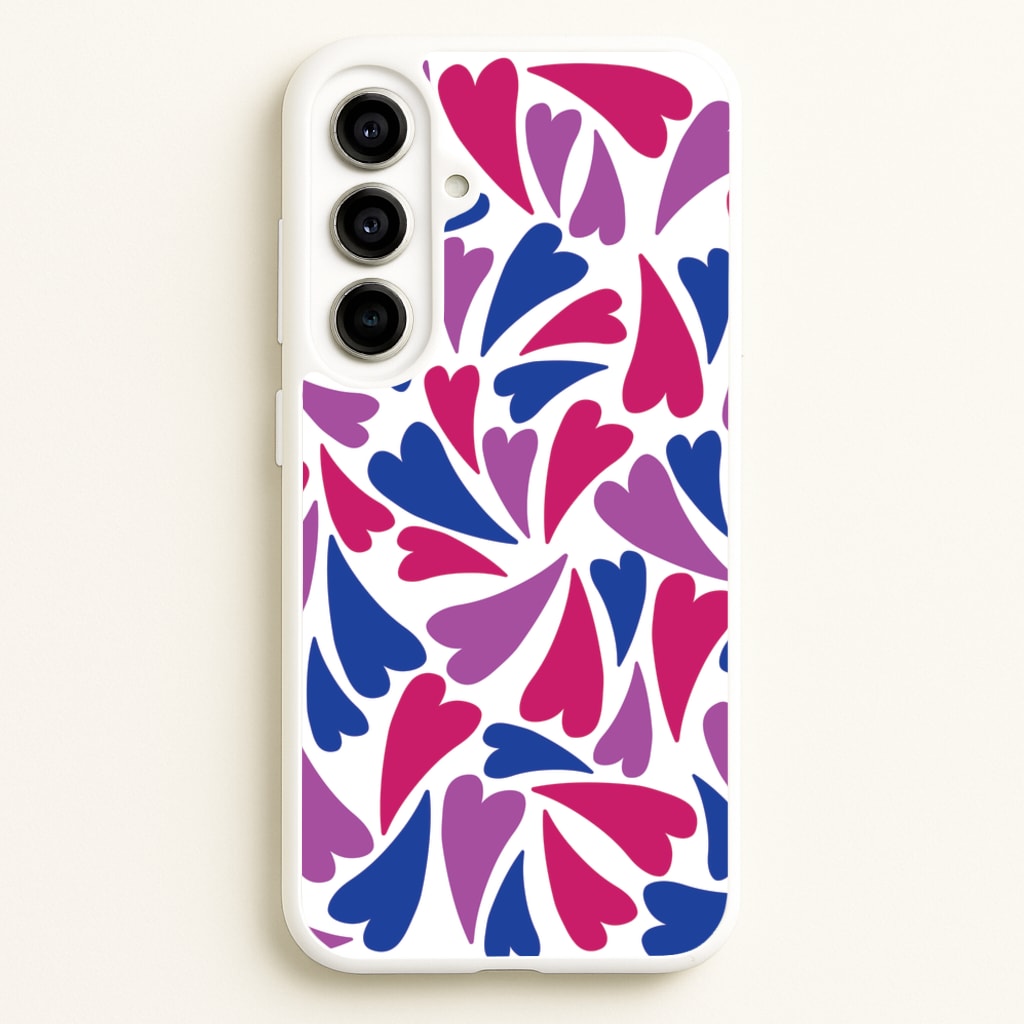 Bisexual Hearts - Pride - Pride Phone Case for Galaxy A56