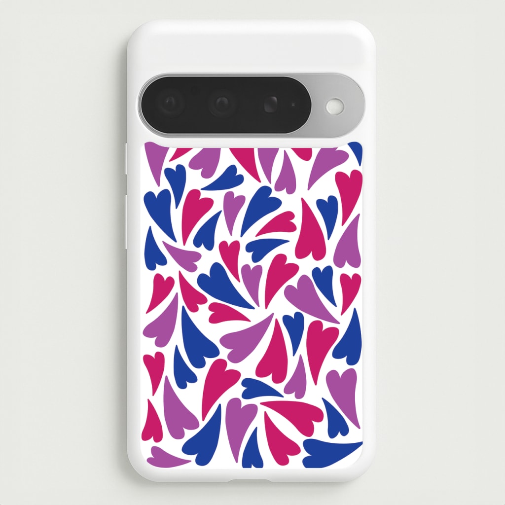 Bisexual Hearts - Pride Phone Case for Google Pixel 10 Pro XL