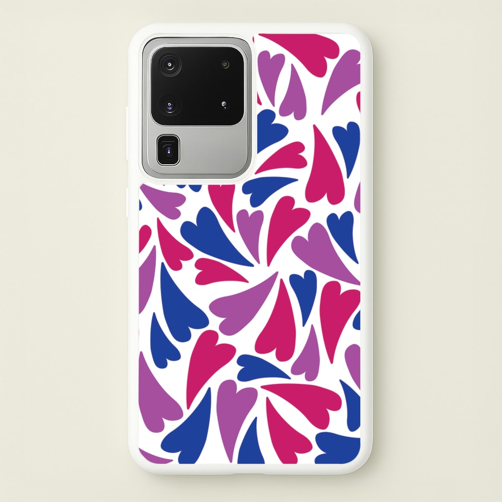 Bisexual Hearts - Pride - Pride Phone Case for Galaxy S20 Ultra