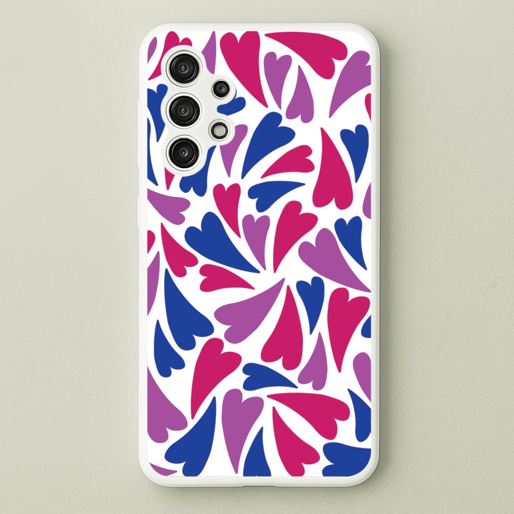 Bisexual Hearts - Pride - Pride Phone Case for Galaxy A13
