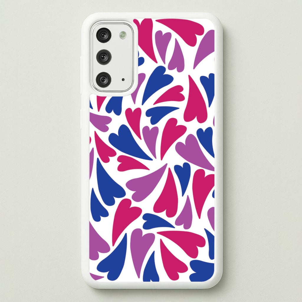 Bisexual Hearts - Pride - Pride Phone Case for Galaxy Note 20