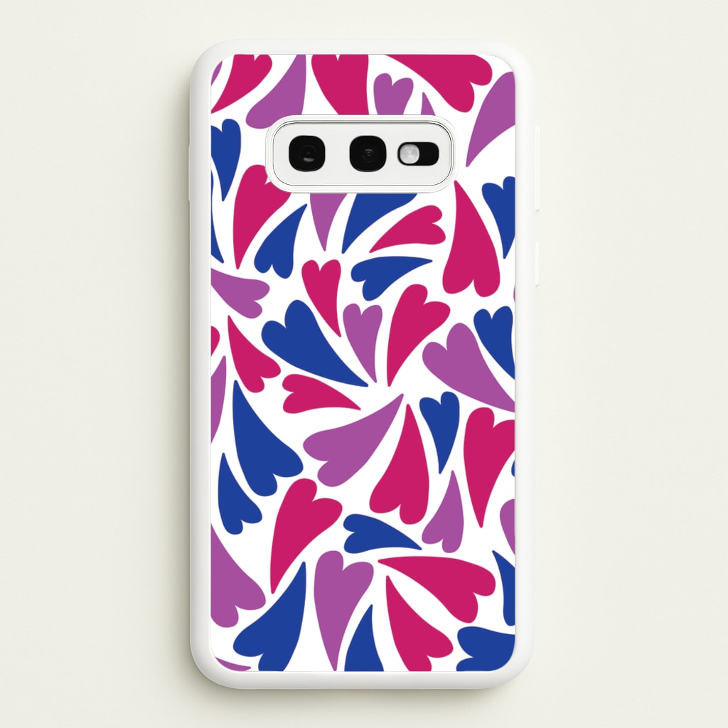 Bisexual Hearts - Pride - Pride Phone Case for Galaxy S10e