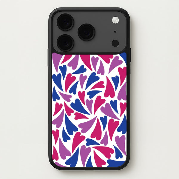 Bisexual Hearts - Pride Phone Case for iPhone 17 Pro