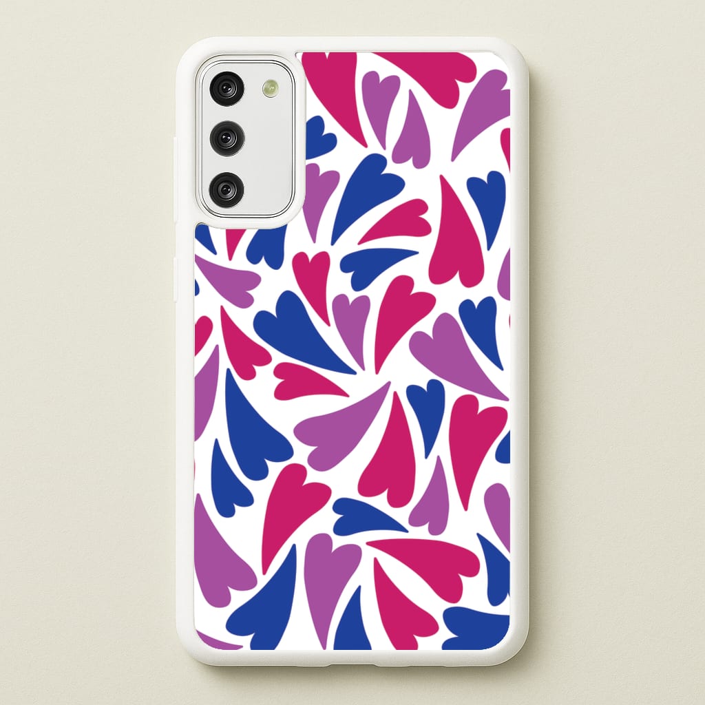 Bisexual Hearts - Pride - Pride Phone Case for Galaxy S20FE