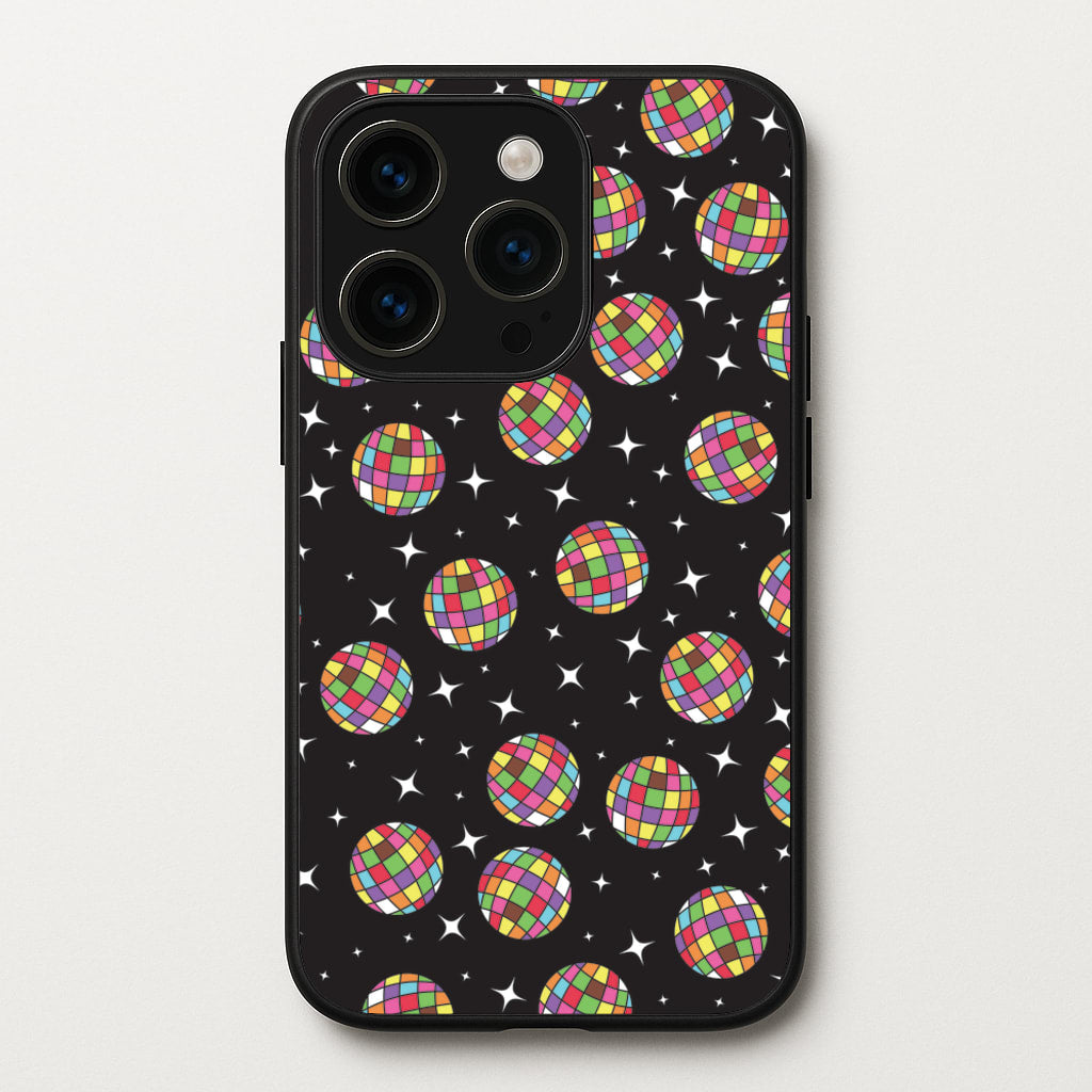Rainbow Discoballs - Pride Phone Case for iPhone 15 Pro