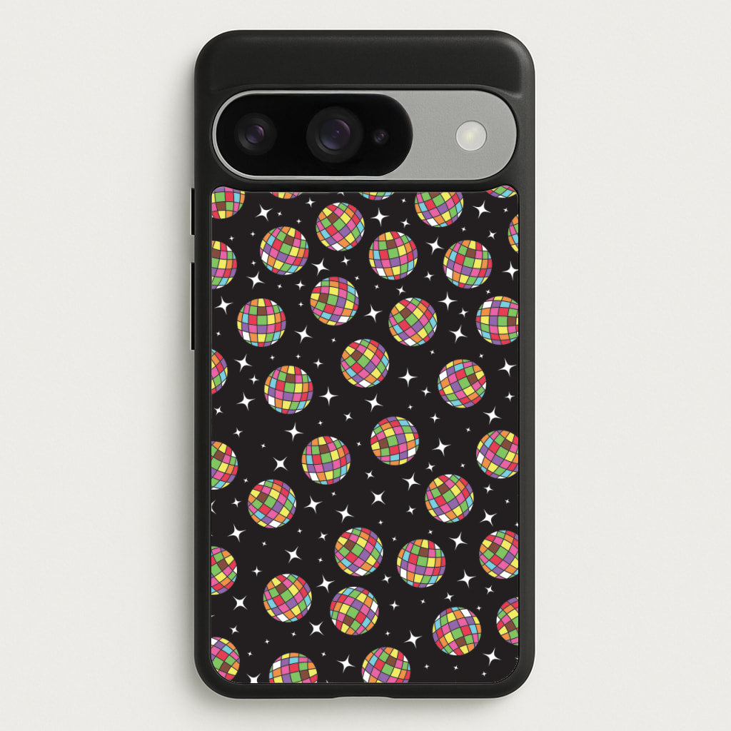 Rainbow Discoballs Phone Case for Google Pixel 10 / 10 Pro