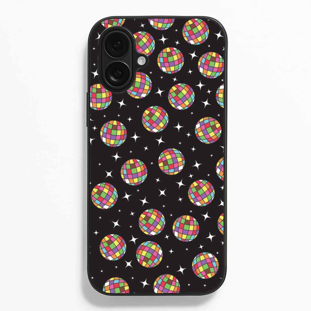 Rainbow Discoballs - Pride Phone Case for iPhone 16 Plus