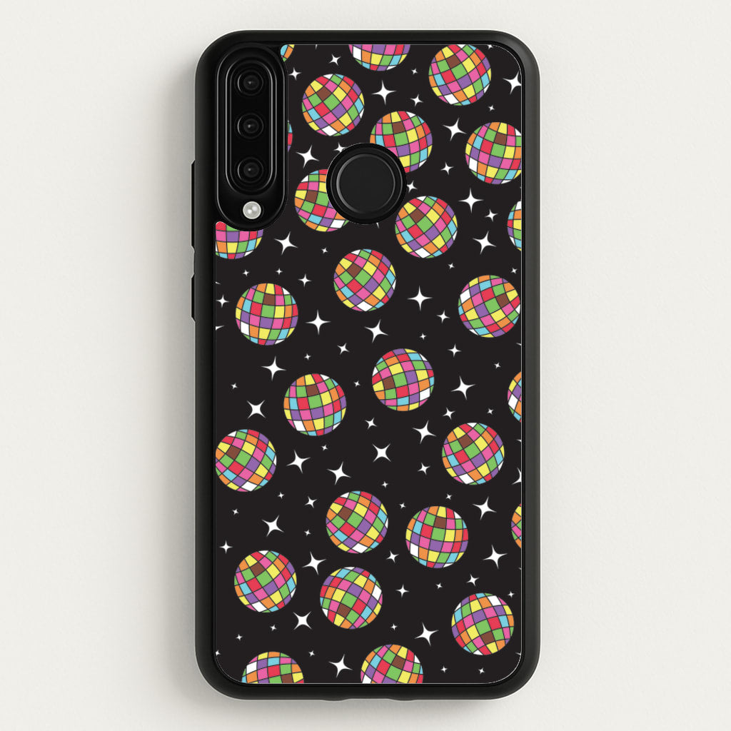 Rainbow Discoballs - Pride Phone Case for Huawei P30 Lite