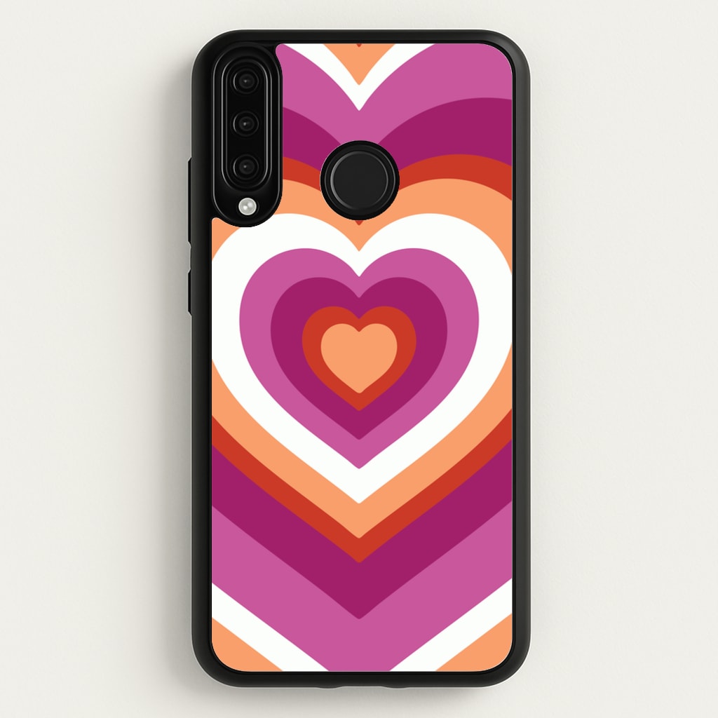 Lesbian Pride Heart - Pride Phone Case for Huawei P30 Lite