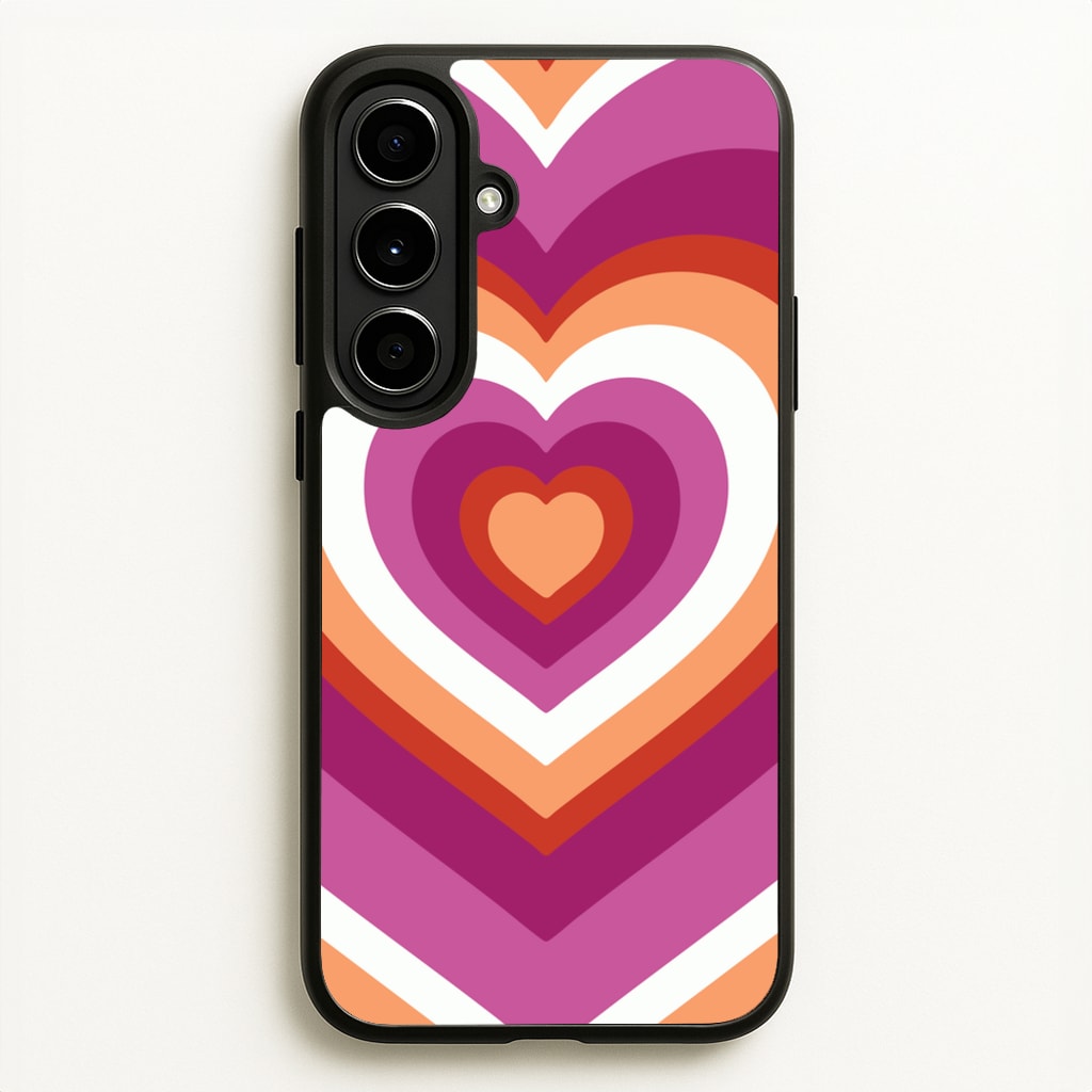 Lesbian Pride Heart - Pride Phone Case for Galaxy A56