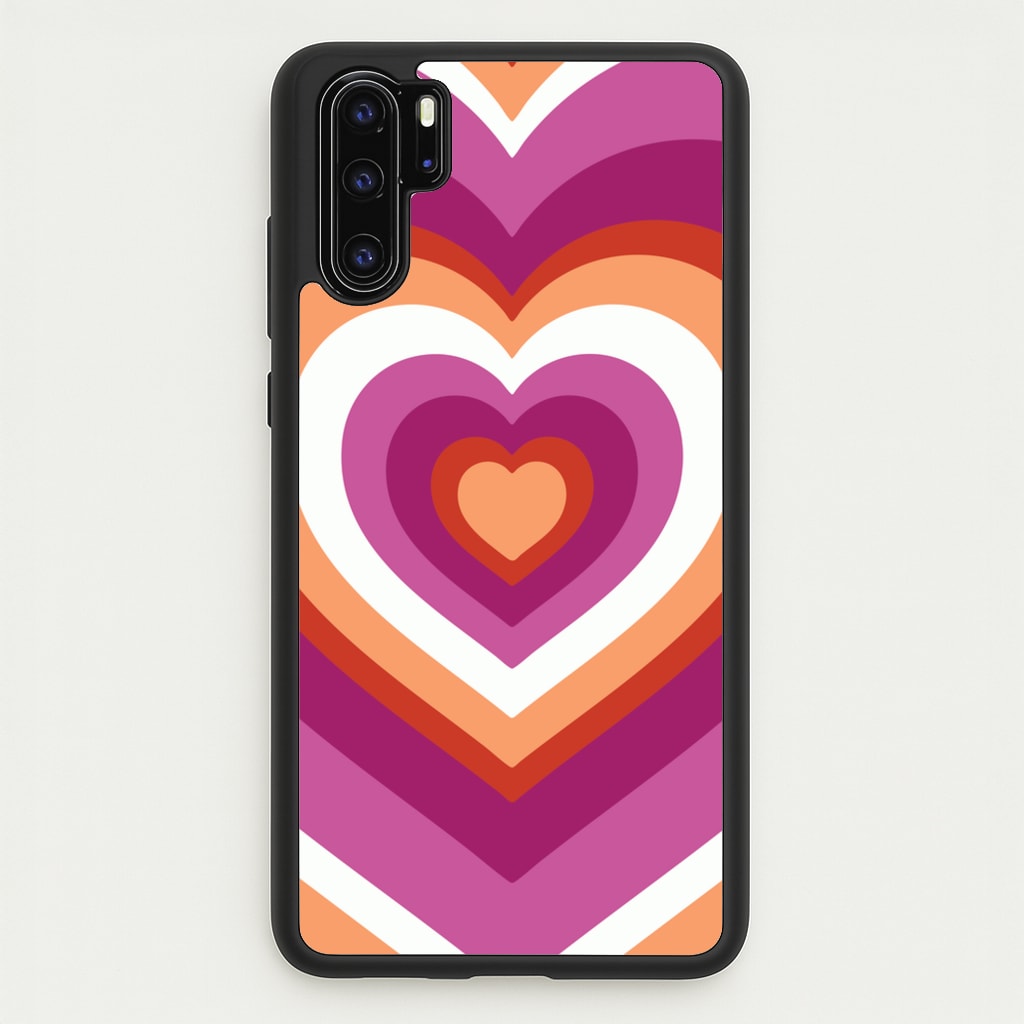 Lesbian Pride Heart - Pride Phone Case for Huawei P30 Pro
