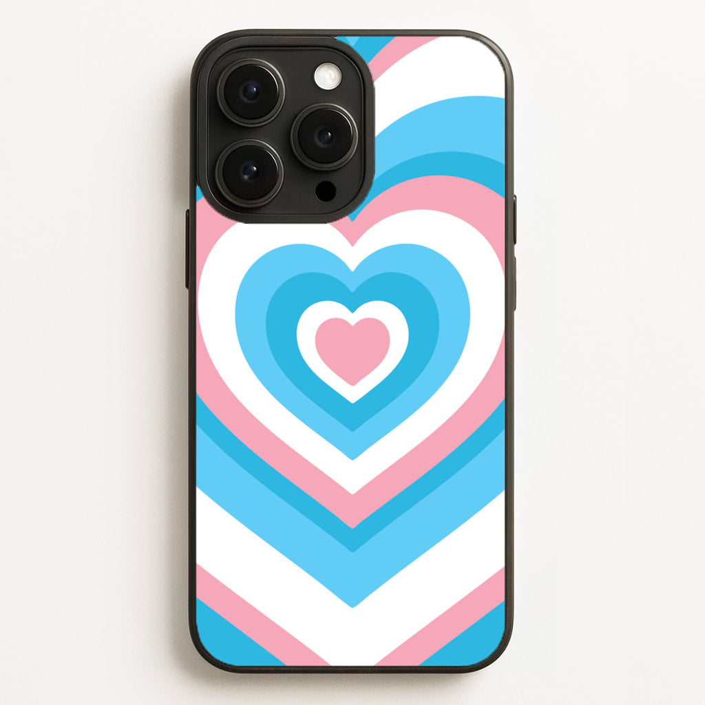 Trans Pride Heart - Pride Phone Case for iPhone 16 Pro Max