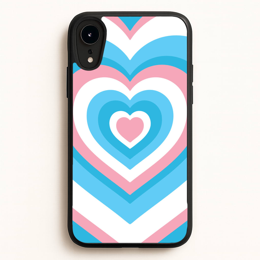 Trans Pride Heart - Pride Phone Case for iPhone XR