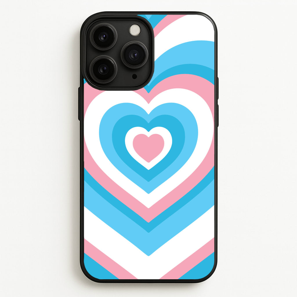 Trans Pride Heart - Pride Phone Case for iPhone 11 Pro