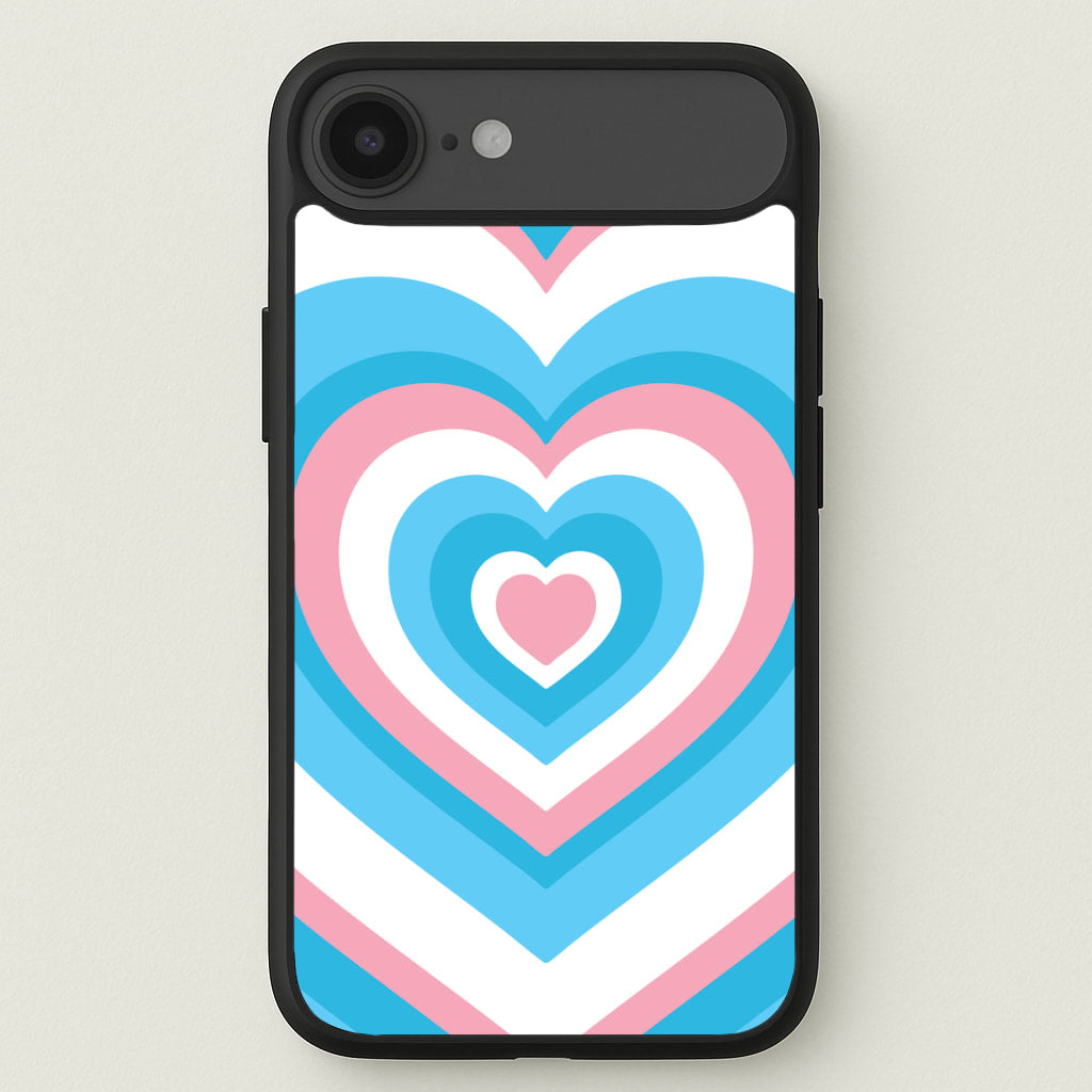 Trans Pride Heart Phone Case for iPhone 17 Air